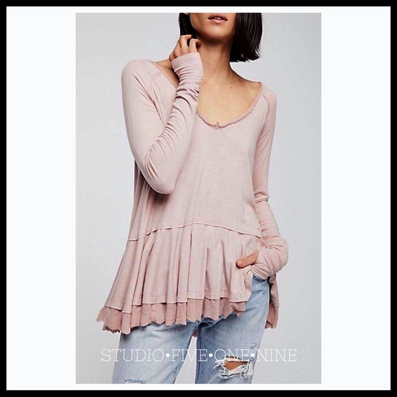 We The Free Tops - FREE PEOPLE WE THE FREE Tangerine Tee